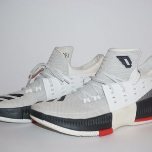 adidas Dame 3 Bounce White Basketball Shoes